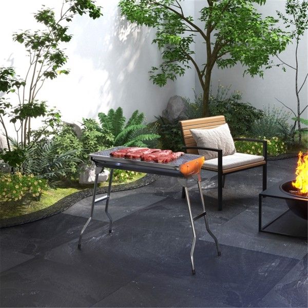 Portable Charcoal Grill /Stainless steel BBQ