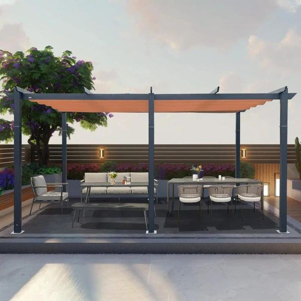 Tents And Shelters Outdoor -retractable pergola